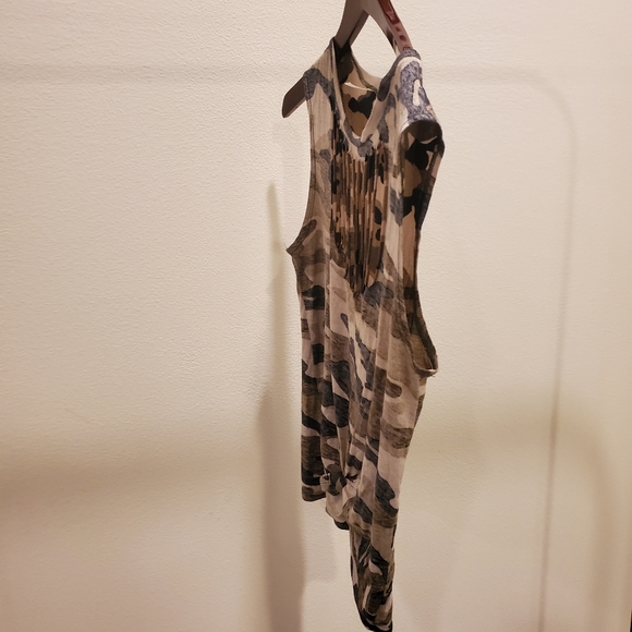 Distressed faded camo print tank - Picture 8 of 10